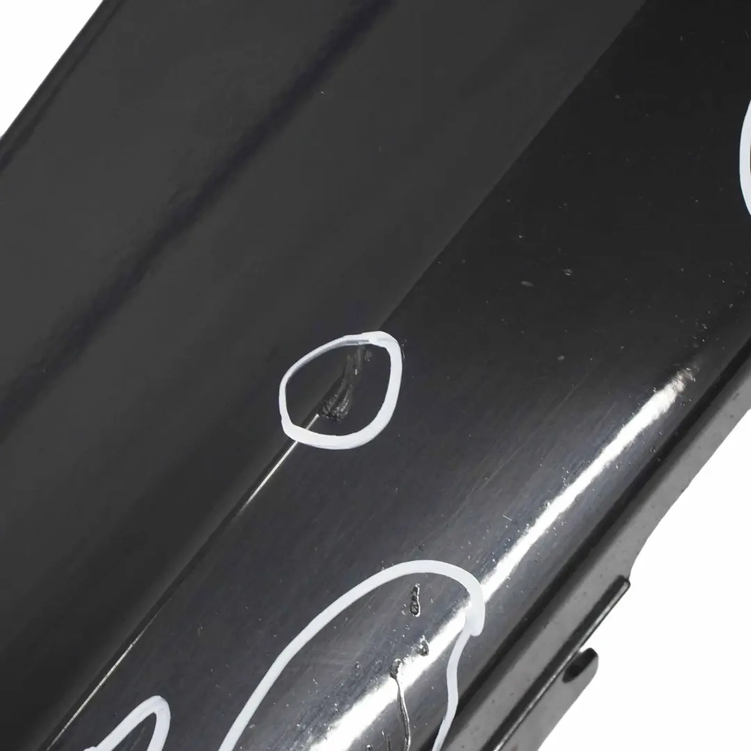 BMW E81 E82 Faldon lateral Sill Strip Izquierda E88 Schwarz 2 Negro - 668 - SKU 0036143-SCH9 - Número de pieza 0036143