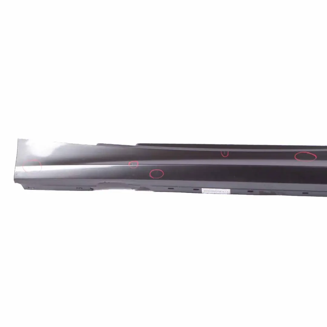 BMW E81 E82 Side Skirt Sill Strip Left N/S E88 Sparkling Graphite - A22 - SKU 0036143-SG - Part number 0036143
