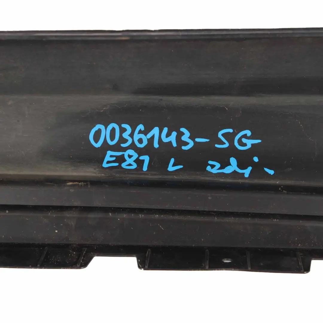BMW E81 E82 Side Skirt Sill Strip Left N/S E88 Sparkling Graphite - A22 - SKU 0036143-SG - Part number 0036143
