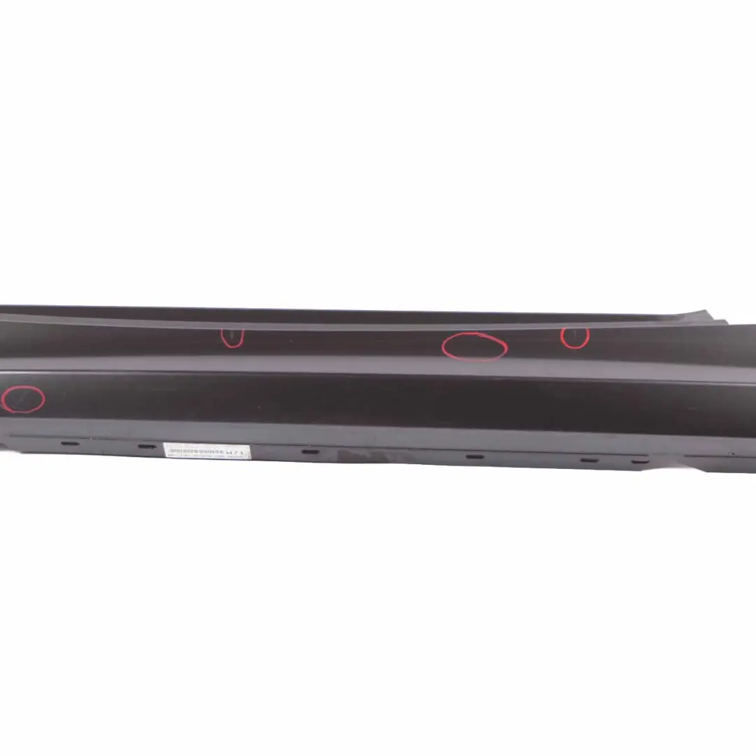 BMW E81 E82 Side Skirt Sill Strip Left N/S E88 Sparkling Graphite - A22 - SKU 0036143-SG - Part number 0036143