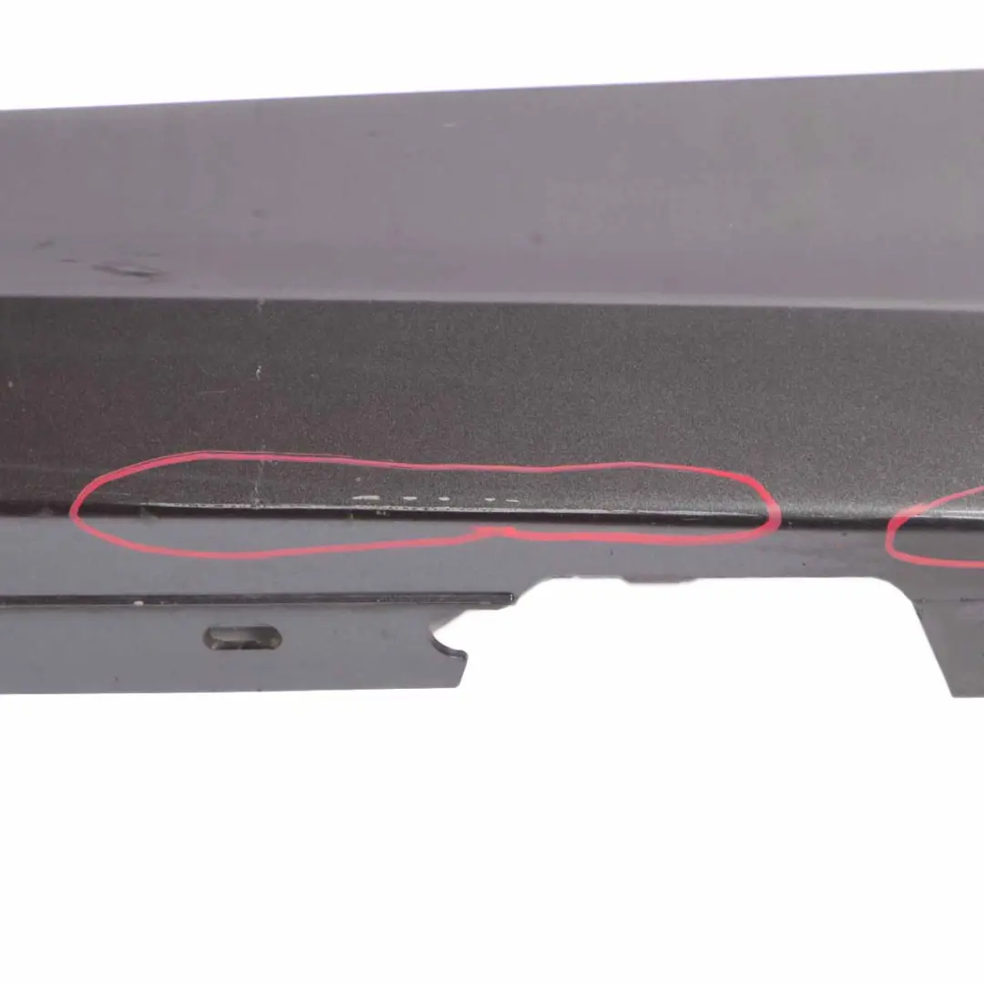 Side Skirt Sill Strip Left N/S E88 Sparkling Graphite - A22 to BMW E81 E82 with Part number 0036143 BMW E81 E82 Side Skirt Sill Strip Left N/S E88 Sparkling Graphite - A22 - SKU 0036143-SG - Part number 0036143