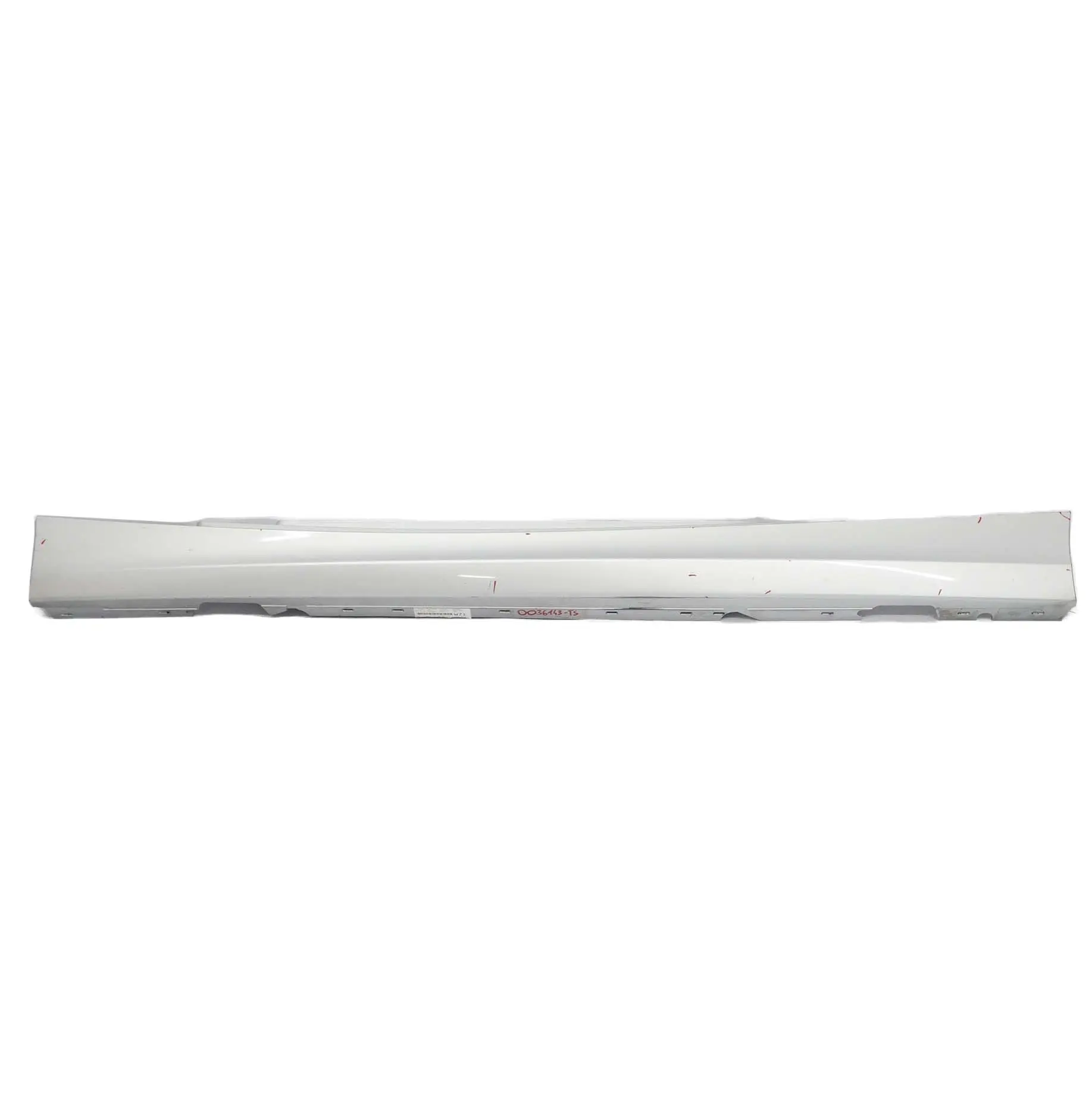 BMW E81 E82 E88 Listello Portiera Blende Gonna SX Argento-Titanio Argento