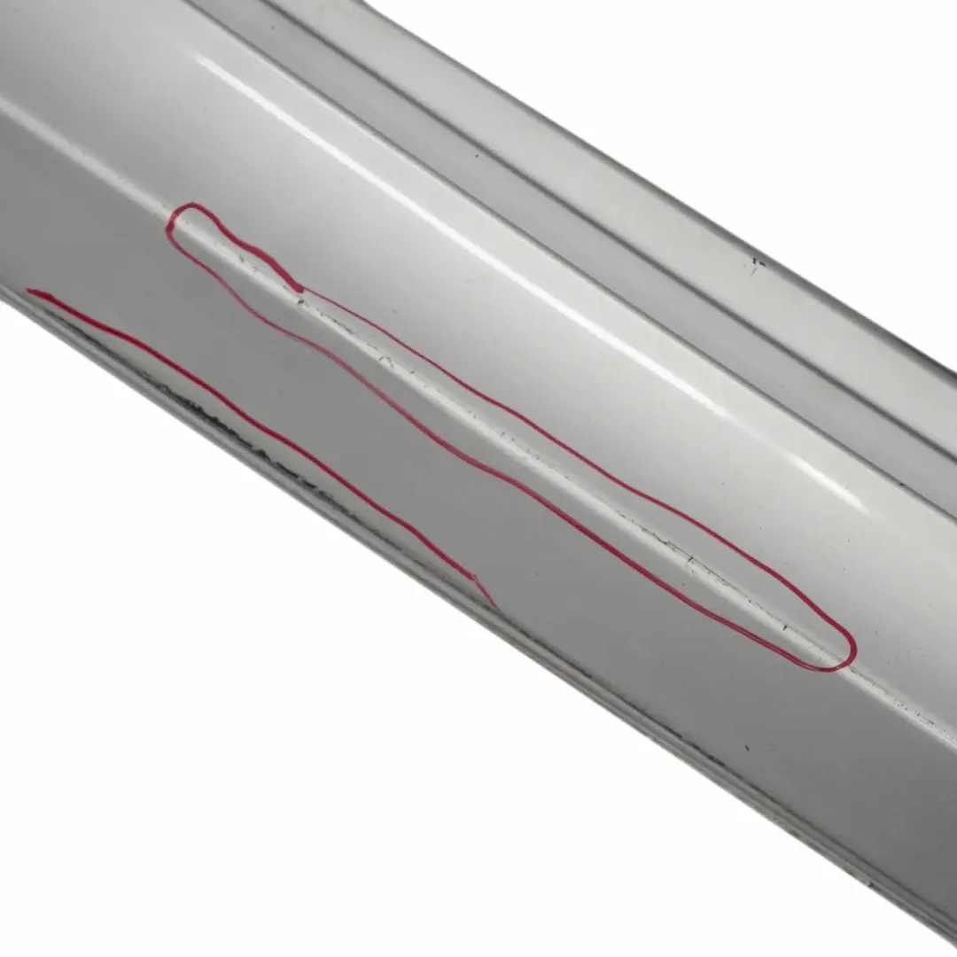 BMW E81 Faldon Lateral Tapa Sill Strip Izquierda Titansilber Titan Silver 354 - SKU 0036143-TS8 - Número de pieza 0036143