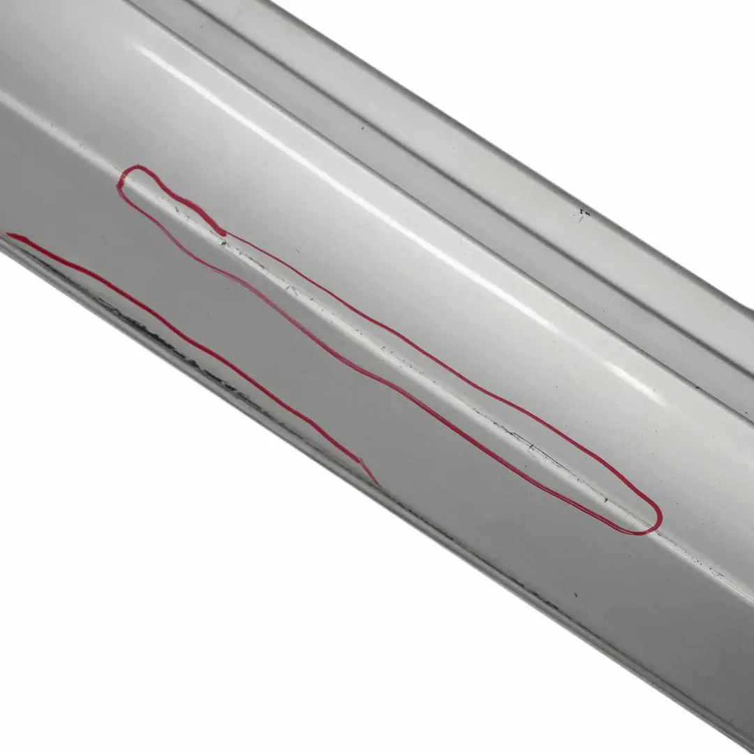 BMW E81 Faldon Lateral Tapa Sill Strip Izquierda Titansilber Titan Silver 354 - SKU 0036143-TS8 - Número de pieza 0036143