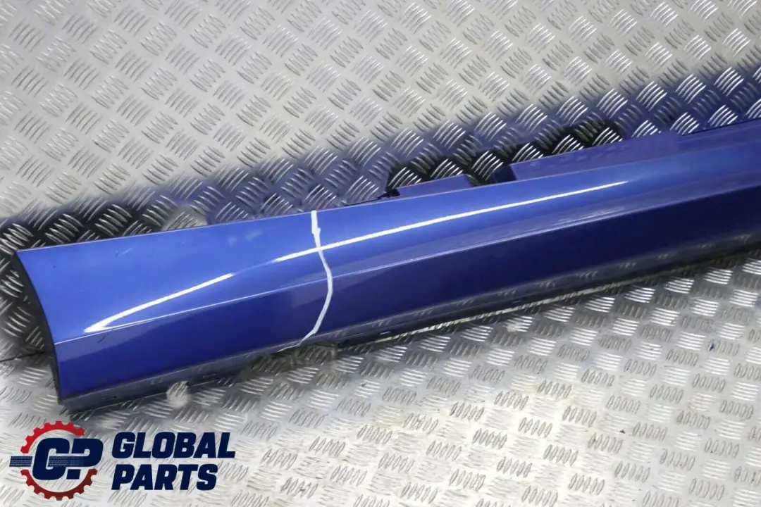BMW E87 LCI Listello Portiera Apertura Gonna Destra Montegoblau Blu - A51 - SKU 0036144-MTB - Numero di parte 0036144