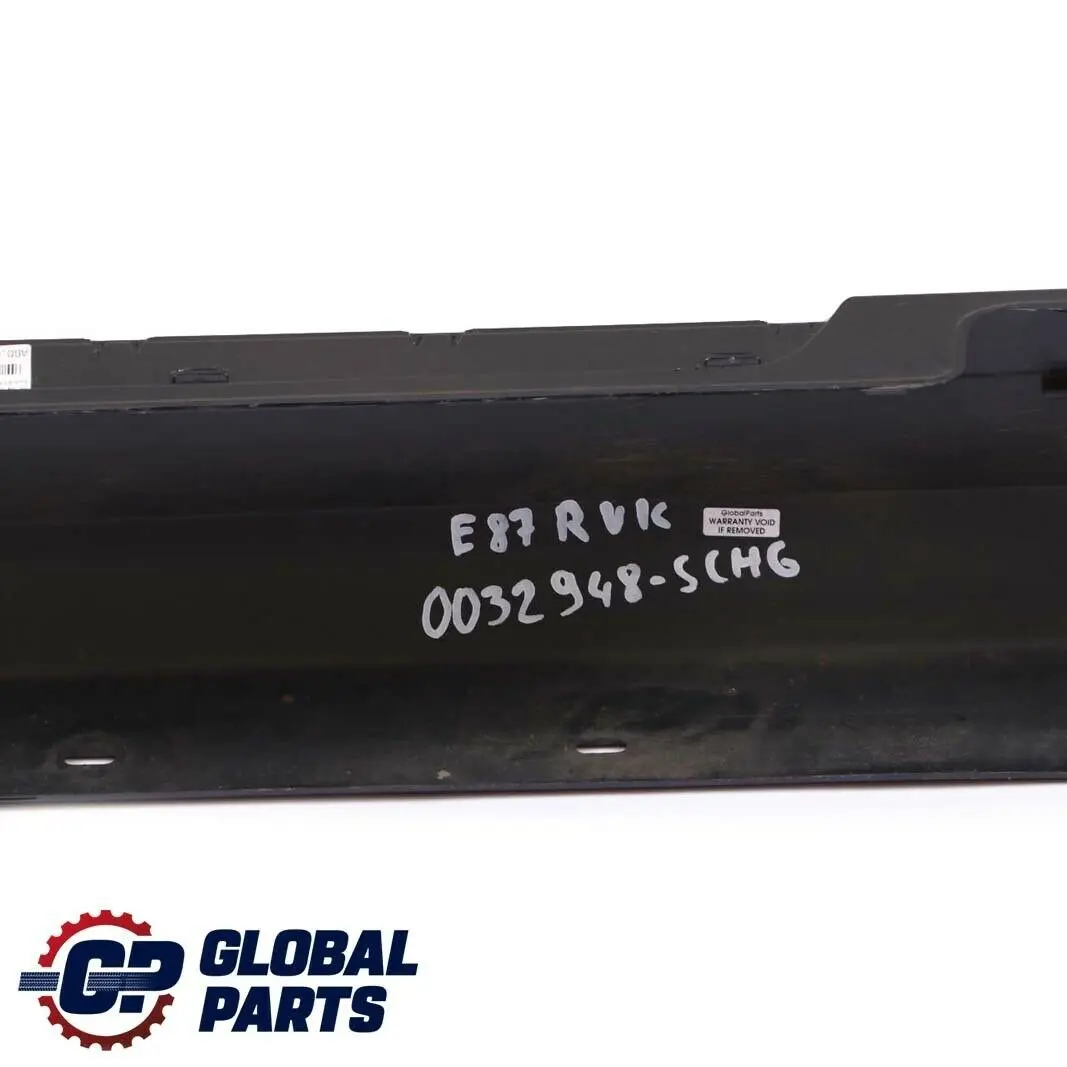 BMW 1 SERIES 11 E87 LCI E87N Sill Strip Side Skirt Right O/S Schwarz II Black 2 - SKU 0036144-SCH11 - Part number 36144