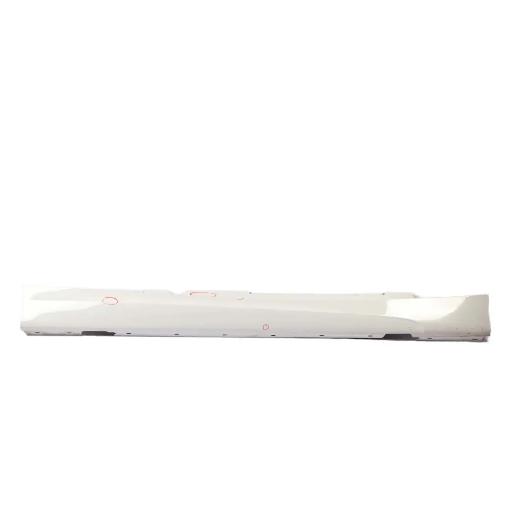BMW E87 LCI Sill Strip Side Skirt Right O/S M Sport Alpinweiss Alpine White 300 - SKU 0033556-AW - Part number 0033556