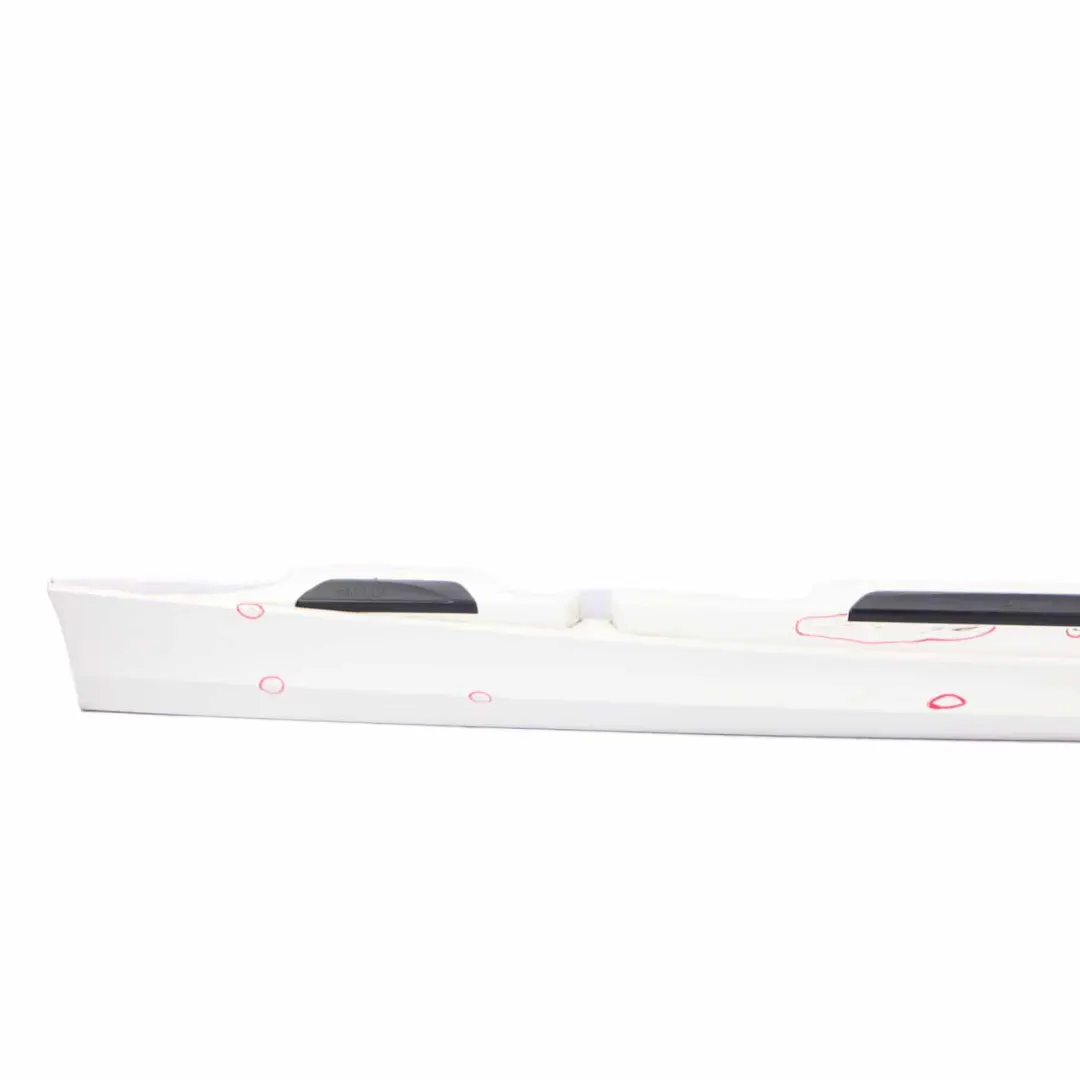 BMW E87 LCI Side Skirt Sill Strip Right O/S Alpinweiss Alpine White - 300 - SKU 0036144-AW1 - Part number 0036144