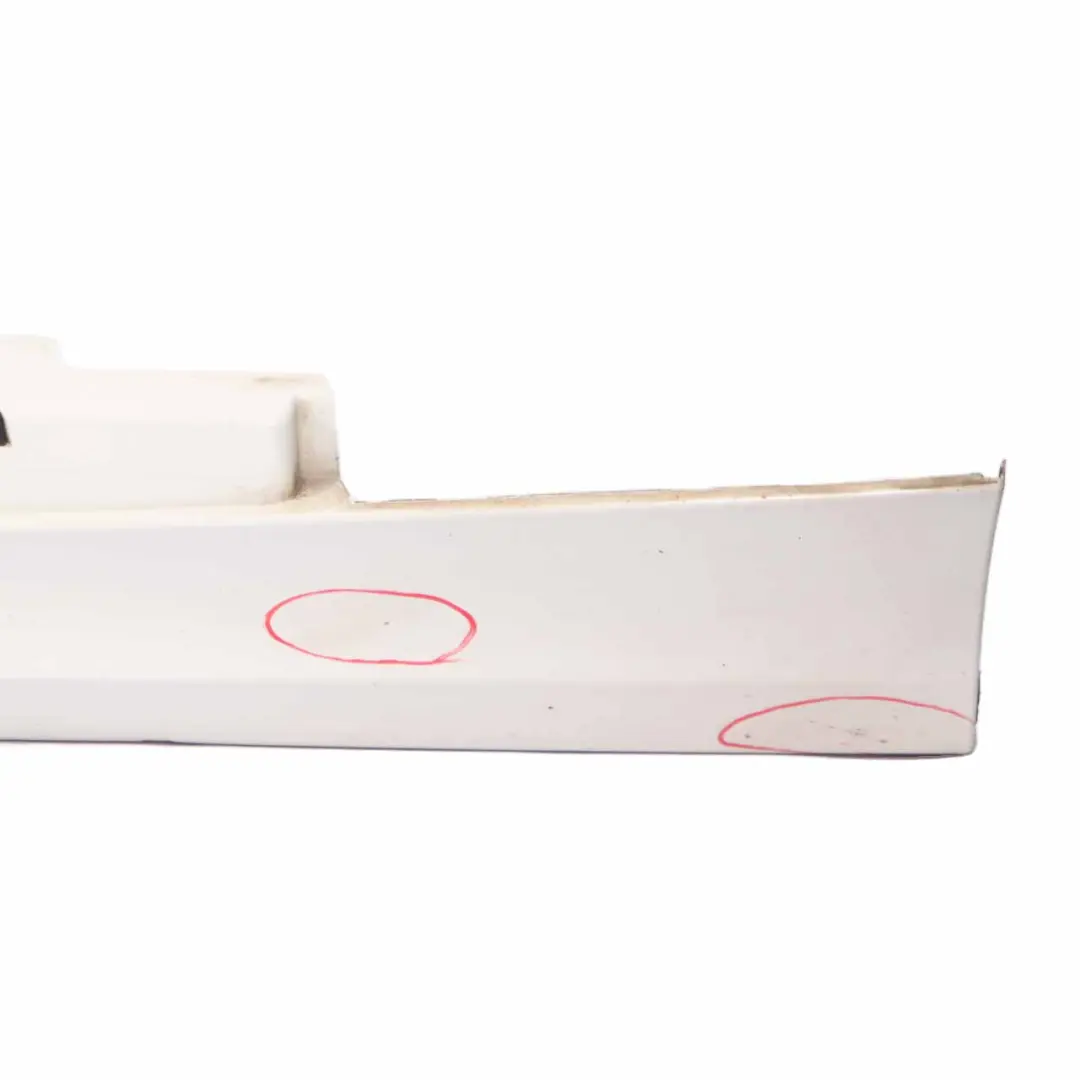 BMW E87 LCI Side Skirt Sill Strip Right O/S Alpinweiss Alpine White - 300 - SKU 0036144-AW1 - Part number 0036144