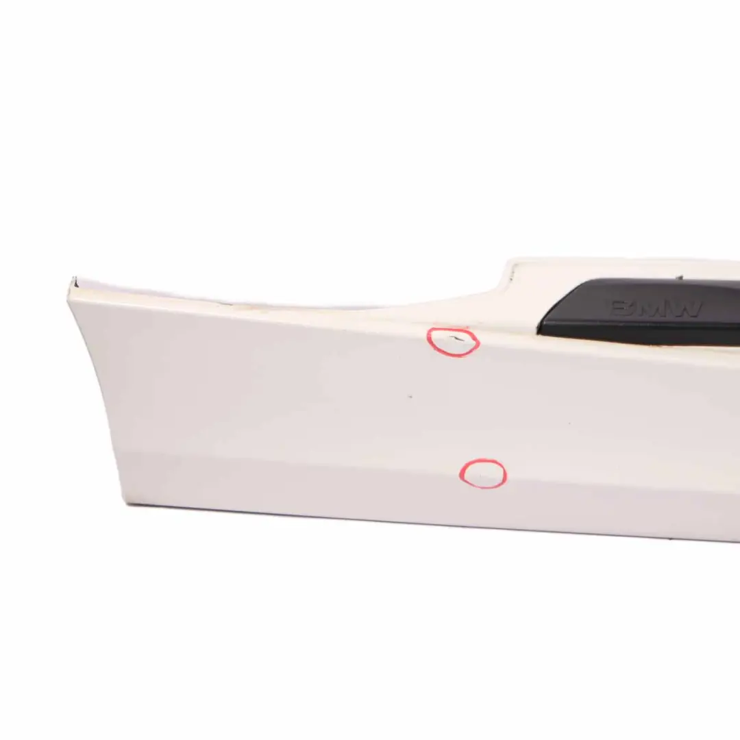 BMW E87 LCI Side Skirt Sill Strip Right O/S Alpinweiss Alpine White - 300 - SKU 0036144-AW1 - Part number 0036144