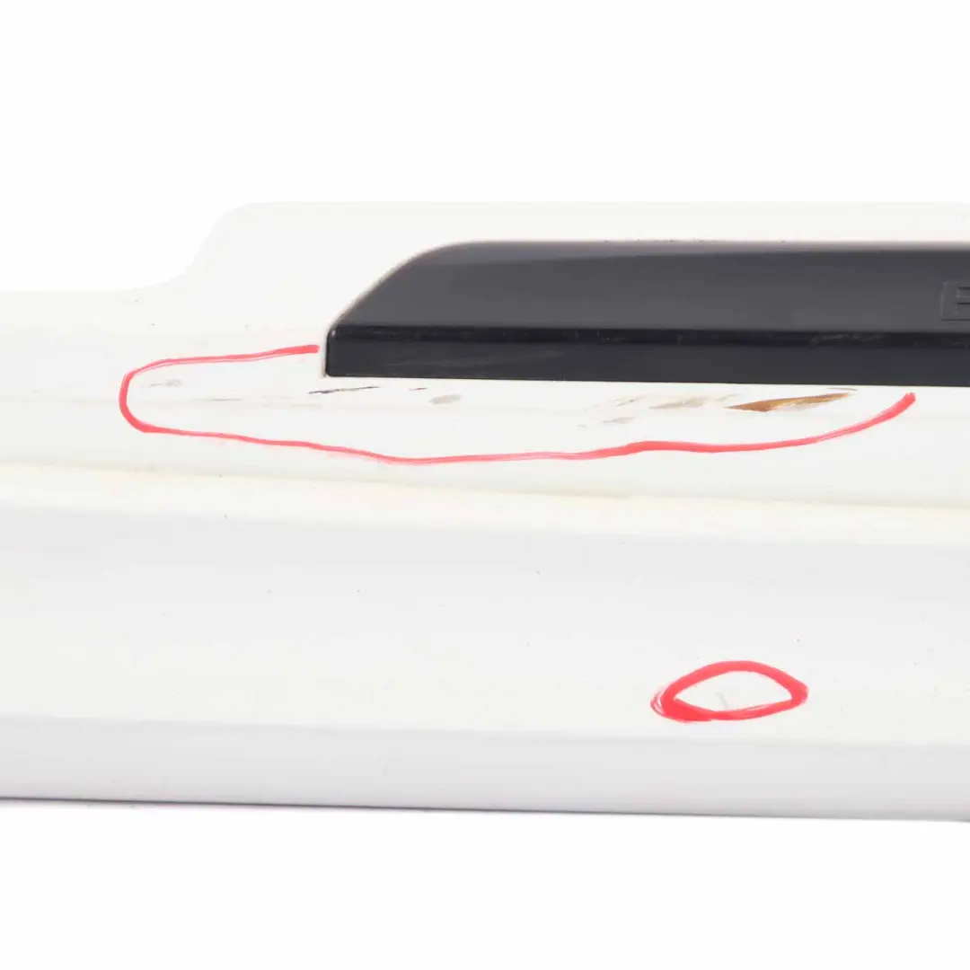 BMW E87 LCI Side Skirt Sill Strip Right O/S Alpinweiss Alpine White - 300 - SKU 0036144-AW1 - Part number 0036144