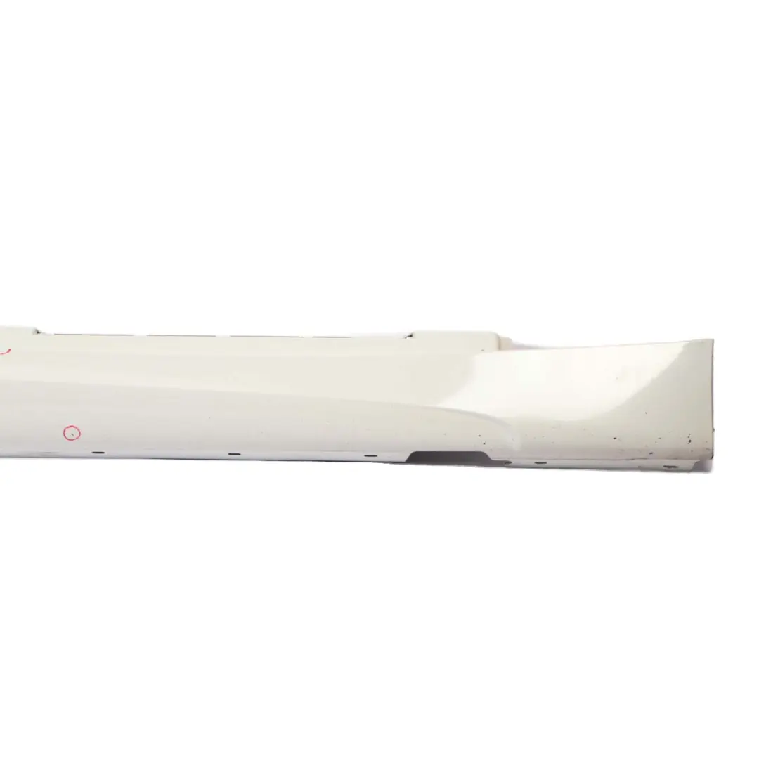 BMW E87 LCI Sill Strip Side Skirt Right O/S M Sport Alpinweiss Alpine White 300 - SKU 0033556-AW - Part number 0033556