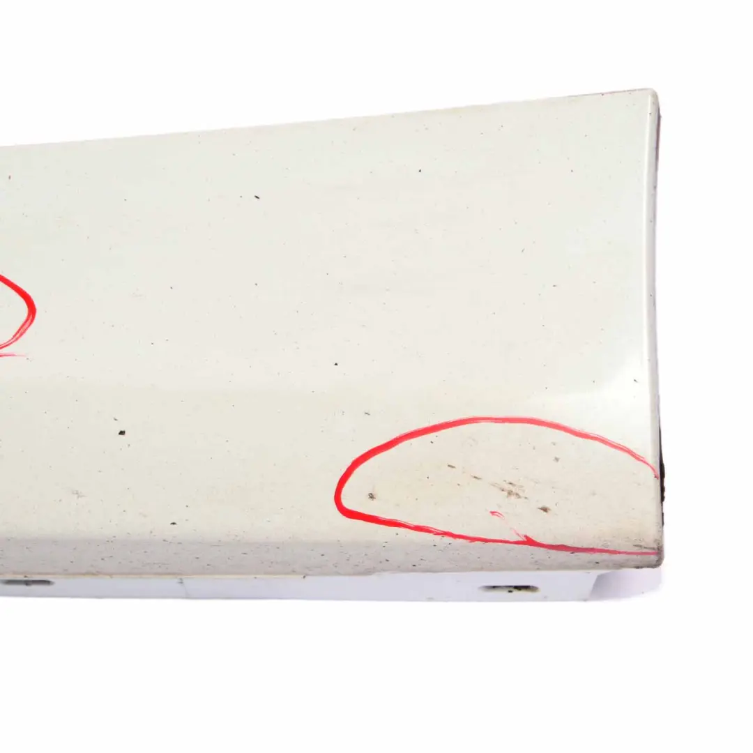 BMW E87 LCI Side Skirt Sill Strip Right O/S Alpinweiss Alpine White - 300 - SKU 0036144-AW1 - Part number 0036144