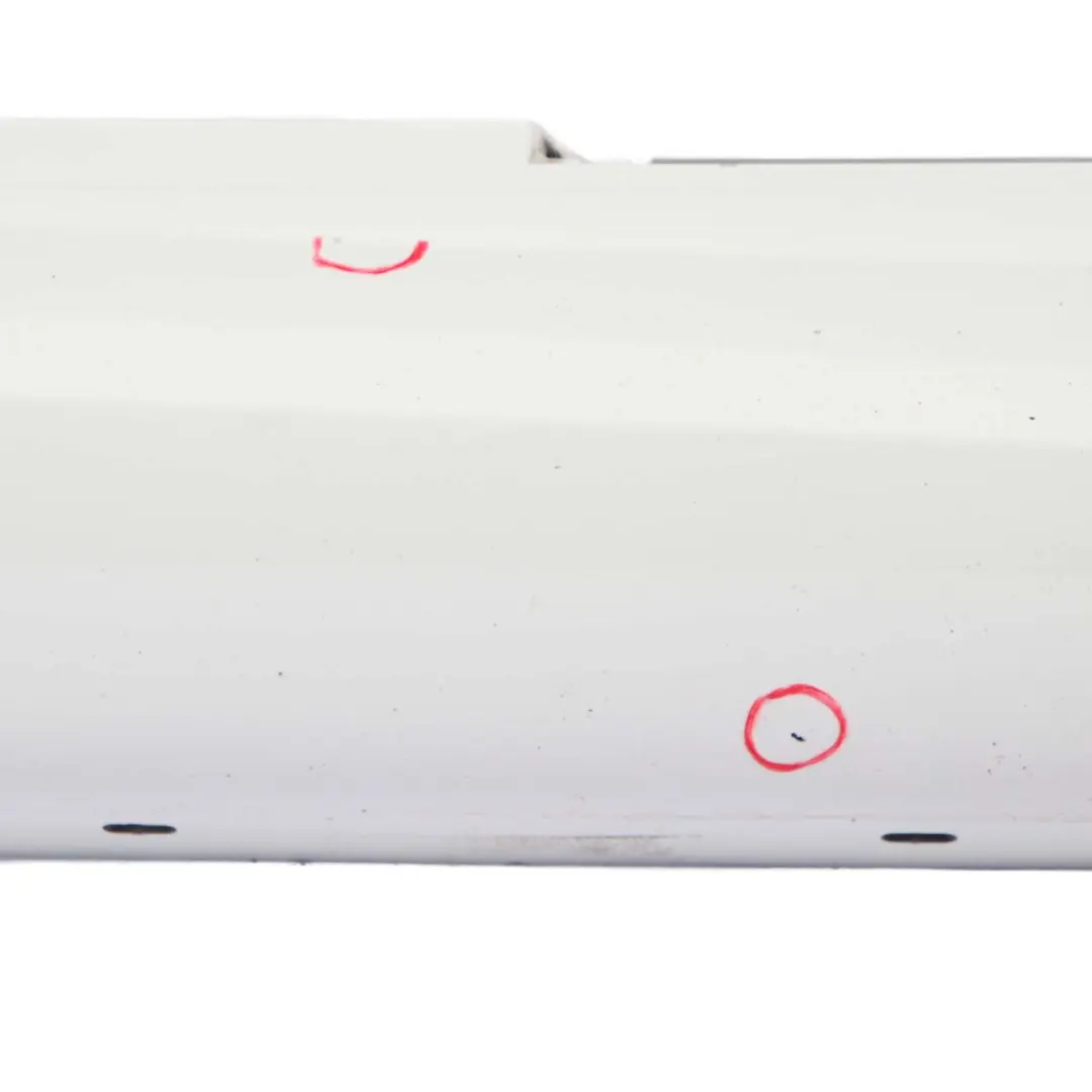 BMW E87 LCI Sill Strip Side Skirt Right O/S M Sport Alpinweiss Alpine White 300 - SKU 0033556-AW - Part number 0033556