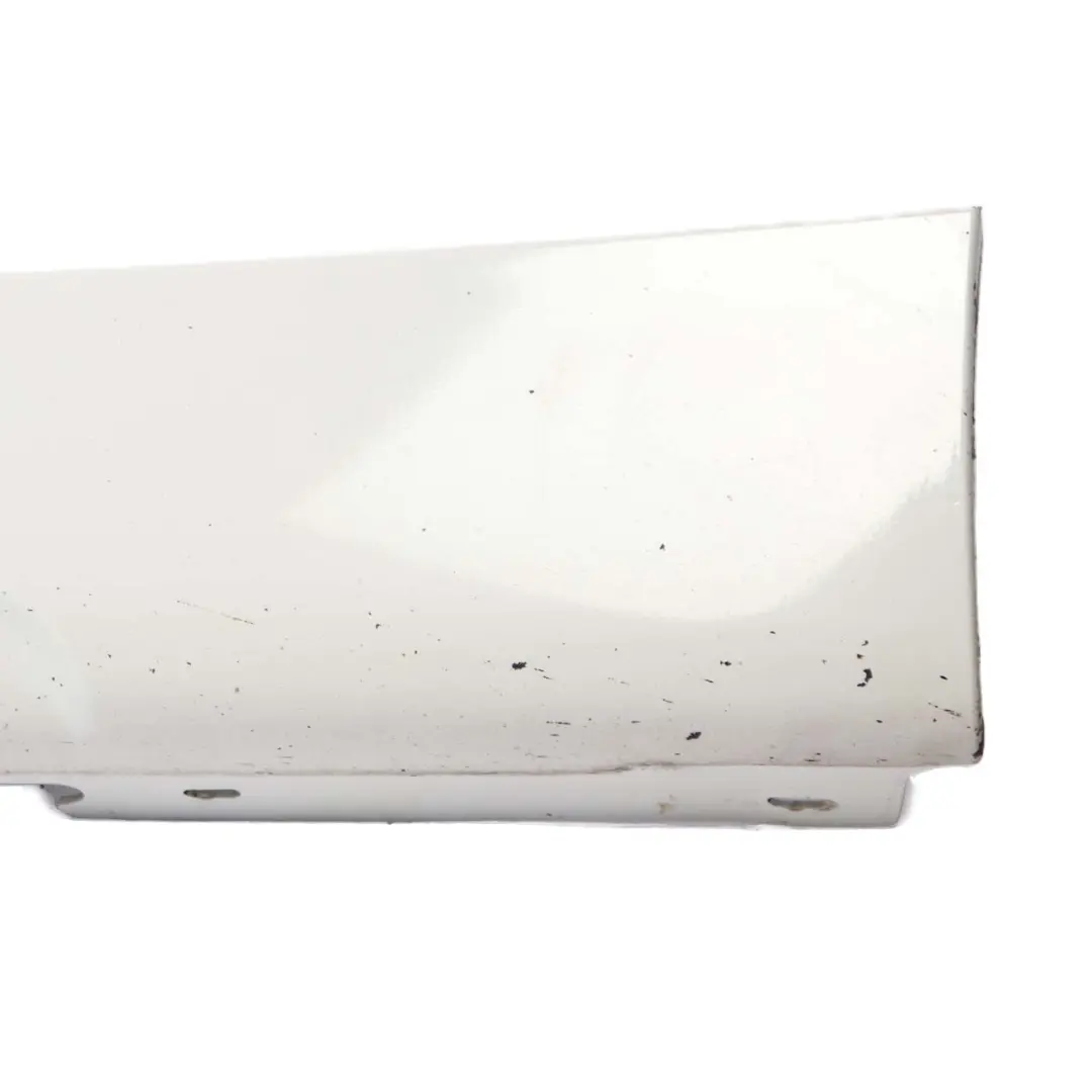 BMW E87 LCI Sill Strip Side Skirt Right O/S M Sport Alpinweiss Alpine White 300 - SKU 0033556-AW - Part number 0033556