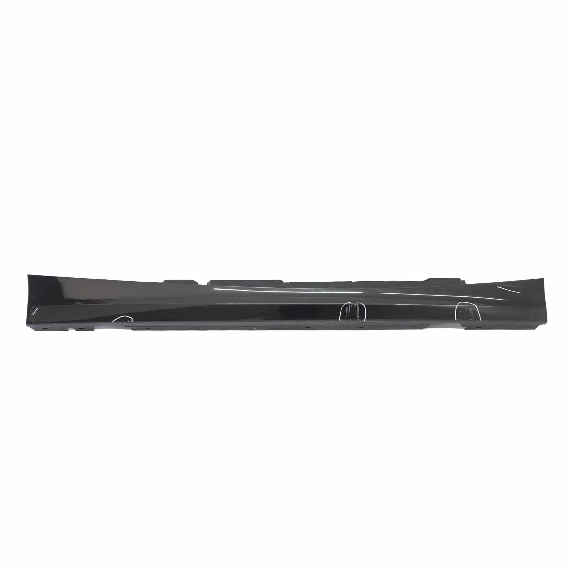 BMW E87 LCI Listello Portiera Apertura Gonna Destra Black Sapphire Metallic