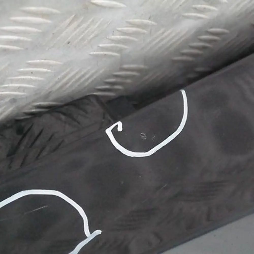 BMW E87 LCI Listello Portiera Apertura Gonna Destra Black Sapphire Metalliche - SKU 0036144-BS11 - Numero di parte 36144