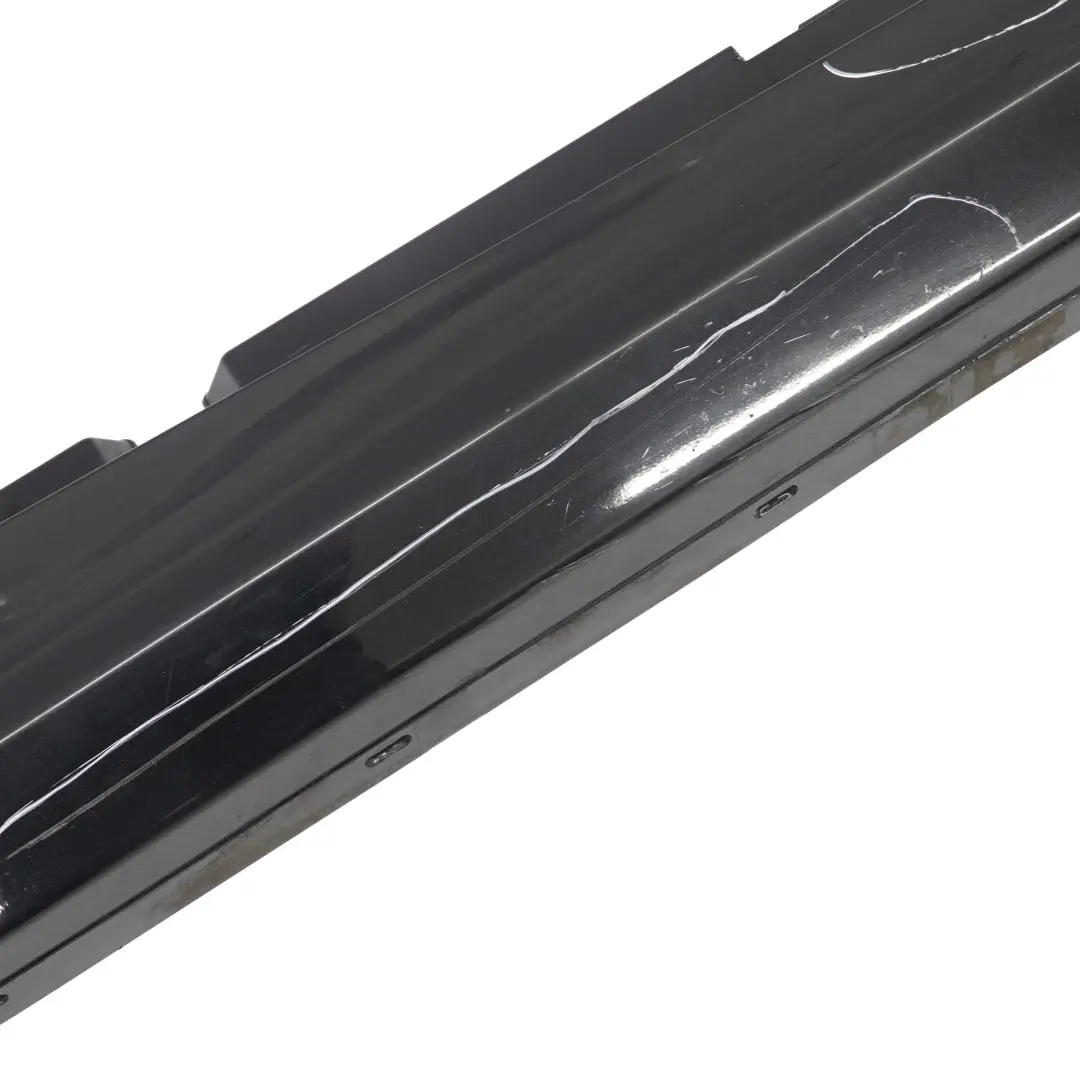 BMW 1 E87 LCI Sill Strip Side Skirt Right O/S Black Sapphire Metallic - 475 - SKU 0036144-BS5 - Part number 0036144