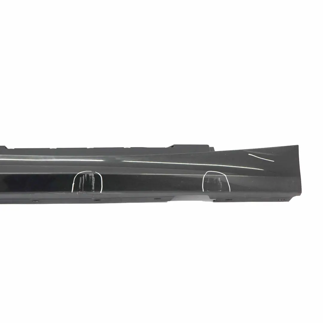 BMW E87 LCI Bas de Porte Couverture Seuil A Droite Noir Sapphire - SKU 0036144-BS - Numéro de pièce 36144