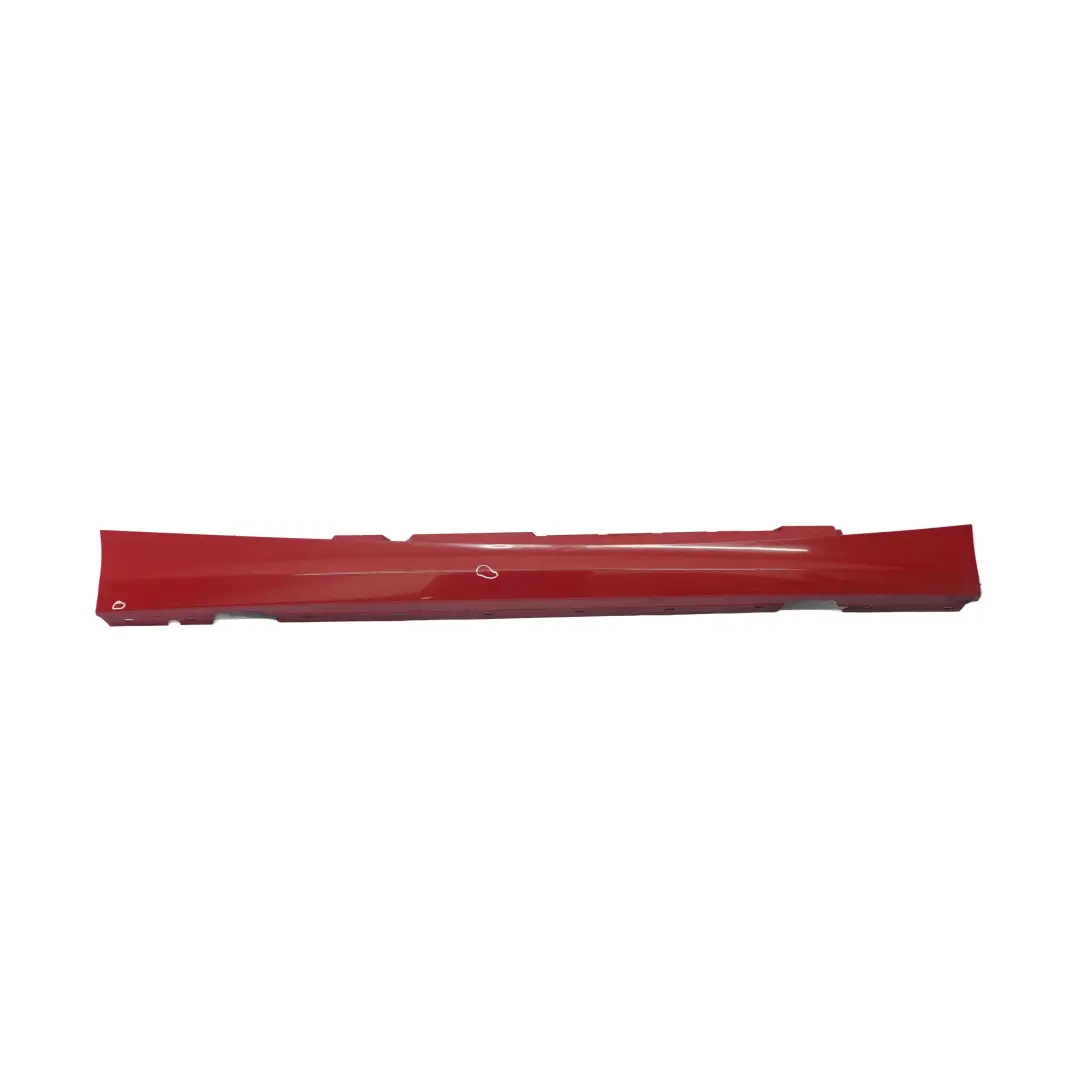 BMW 1 SERIES E87 LCI Sill strip side skirt right O/S Karmesinrot Rot Red A61 - SKU 0036144-KAR - Part number 51770036144
