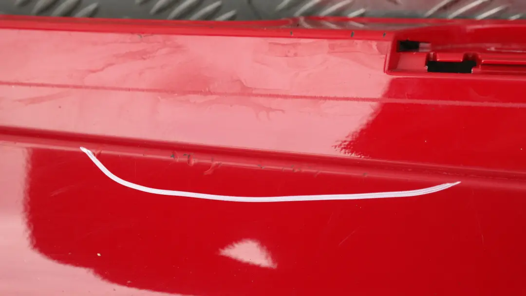 BMW E87 LCI Listello Portiera Apertura Gonna Destra Rosso-Cremisi Rosso - SKU 0036144-KAR2 - Numero di parte 51770036144