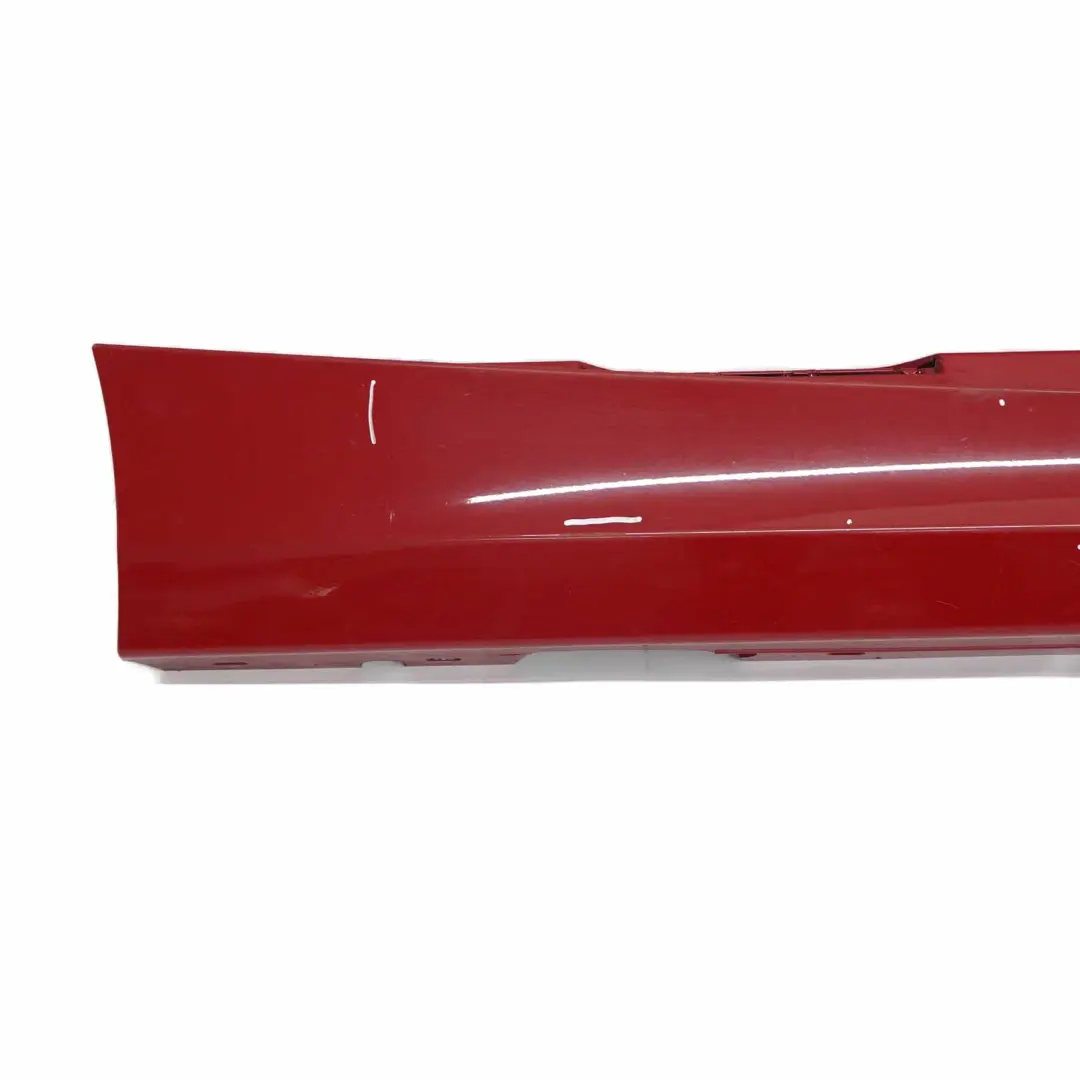  Side Skirt BMW E87 LCI Sill Strip Right O/S Karmesinrot Crimson Red Rot - A61 - SKU 0036144-KAR6 - Part number 0036144