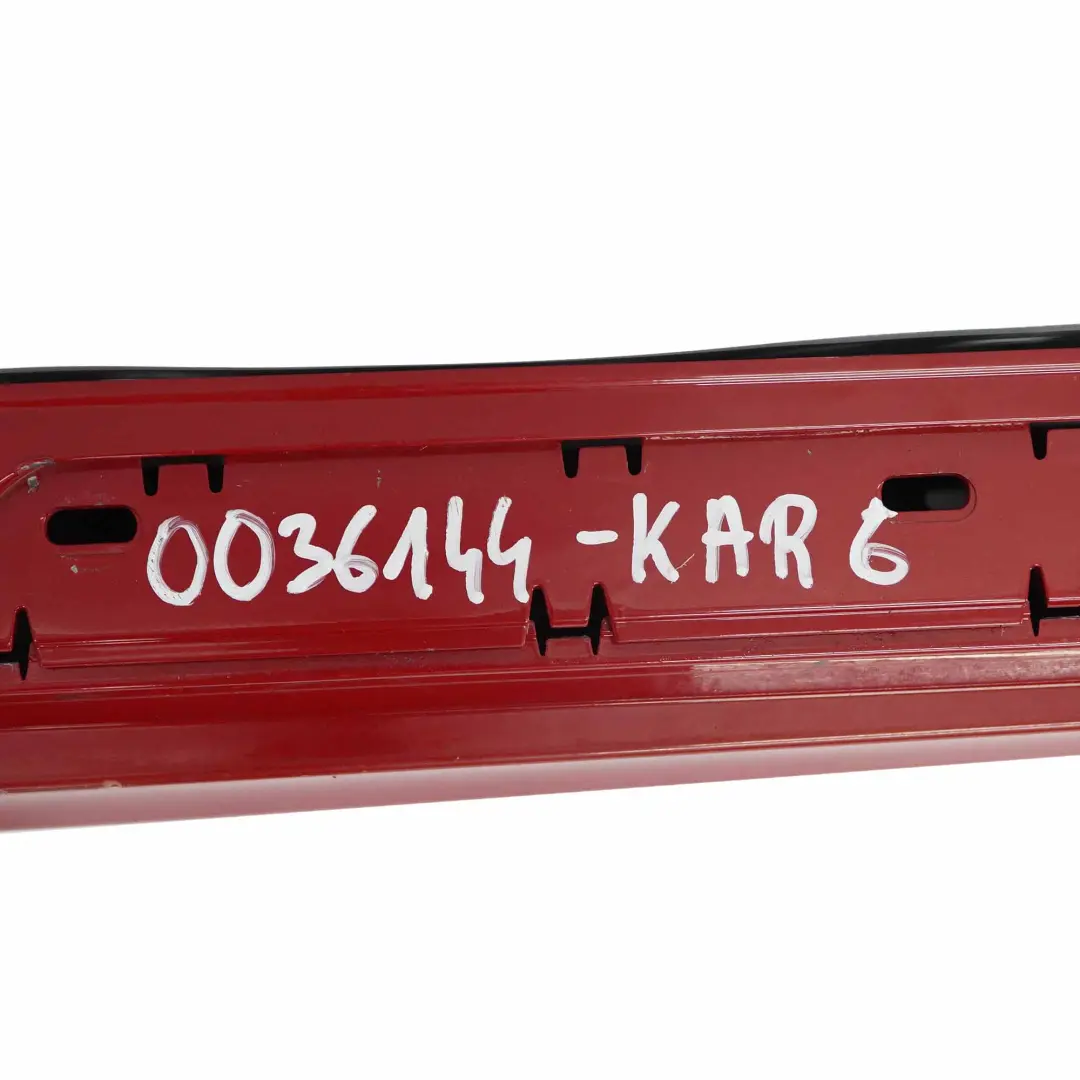  Side Skirt BMW E87 LCI Sill Strip Right O/S Karmesinrot Crimson Red Rot - A61 - SKU 0036144-KAR6 - Part number 0036144