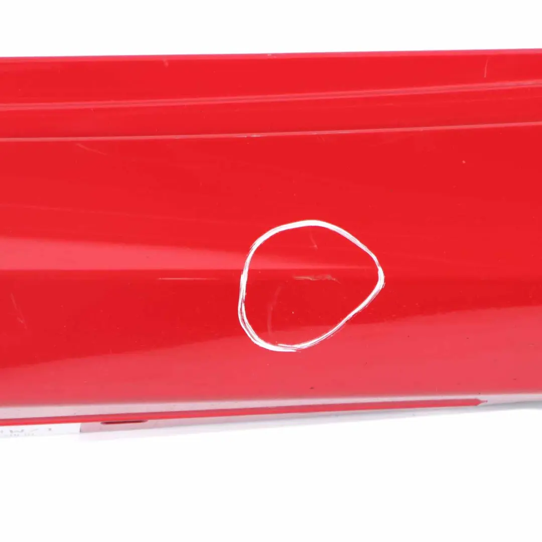 BMW E81 E82 Side Skirt Sill Strip Right O/S Karmesinrot Crimson Red Rot - A61 - SKU 0036142-KAR - Part number 0036142