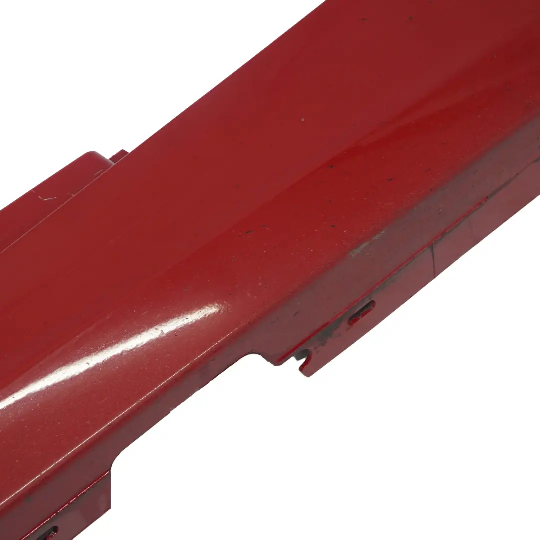 BMW 1 SERIES E87 LCI Sill strip side skirt right O/S Karmesinrot Rot Red A61 - SKU 0036144-KAR - Part number 51770036144