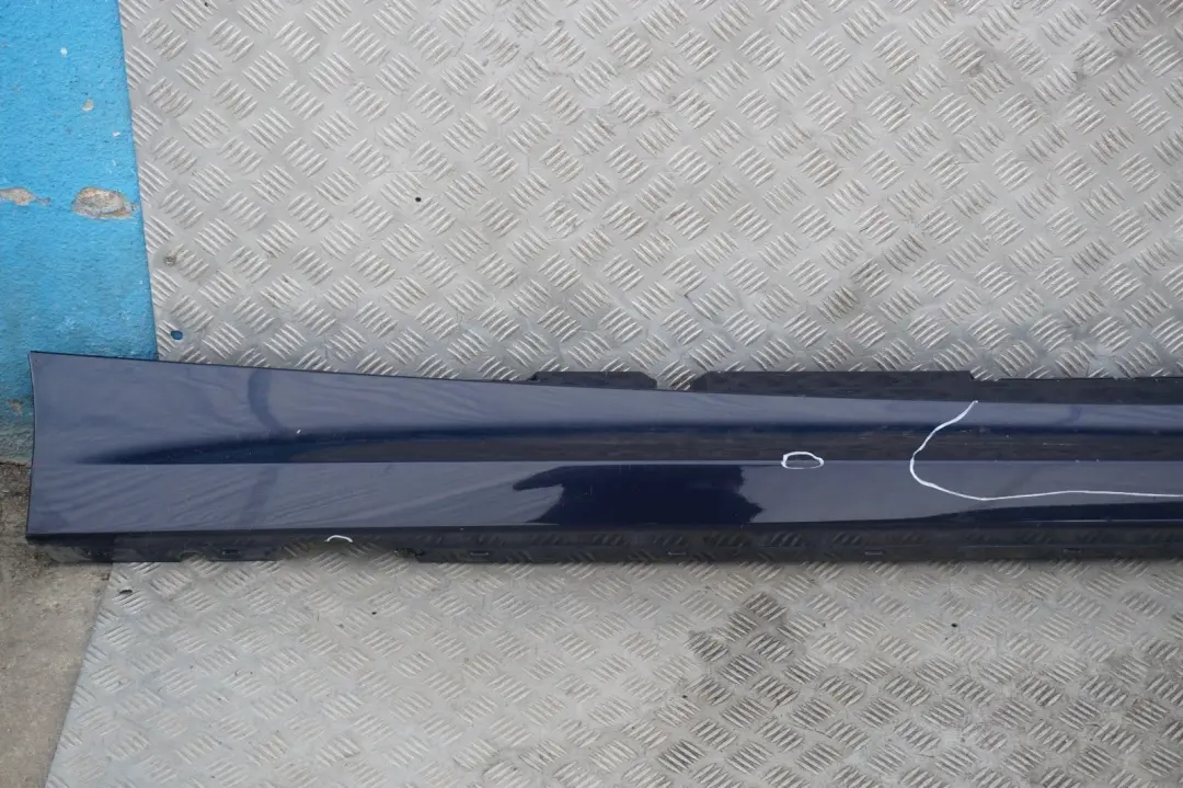 BMW 1 er E87 LCI Schwellerleiste Blende Schweller Rechts Monacoblau Blau A35 - SKU 0036144-MB4 - Teilenummer 51770036144