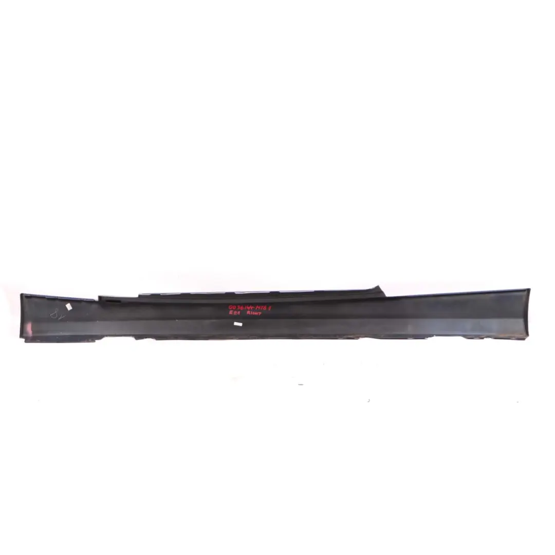 BMW E81 E82 Sill Strip Side Skirt Right O/S Montegoblau Montego Blau - A51 - SKU 0036142-MTB2 - Part number 0036142