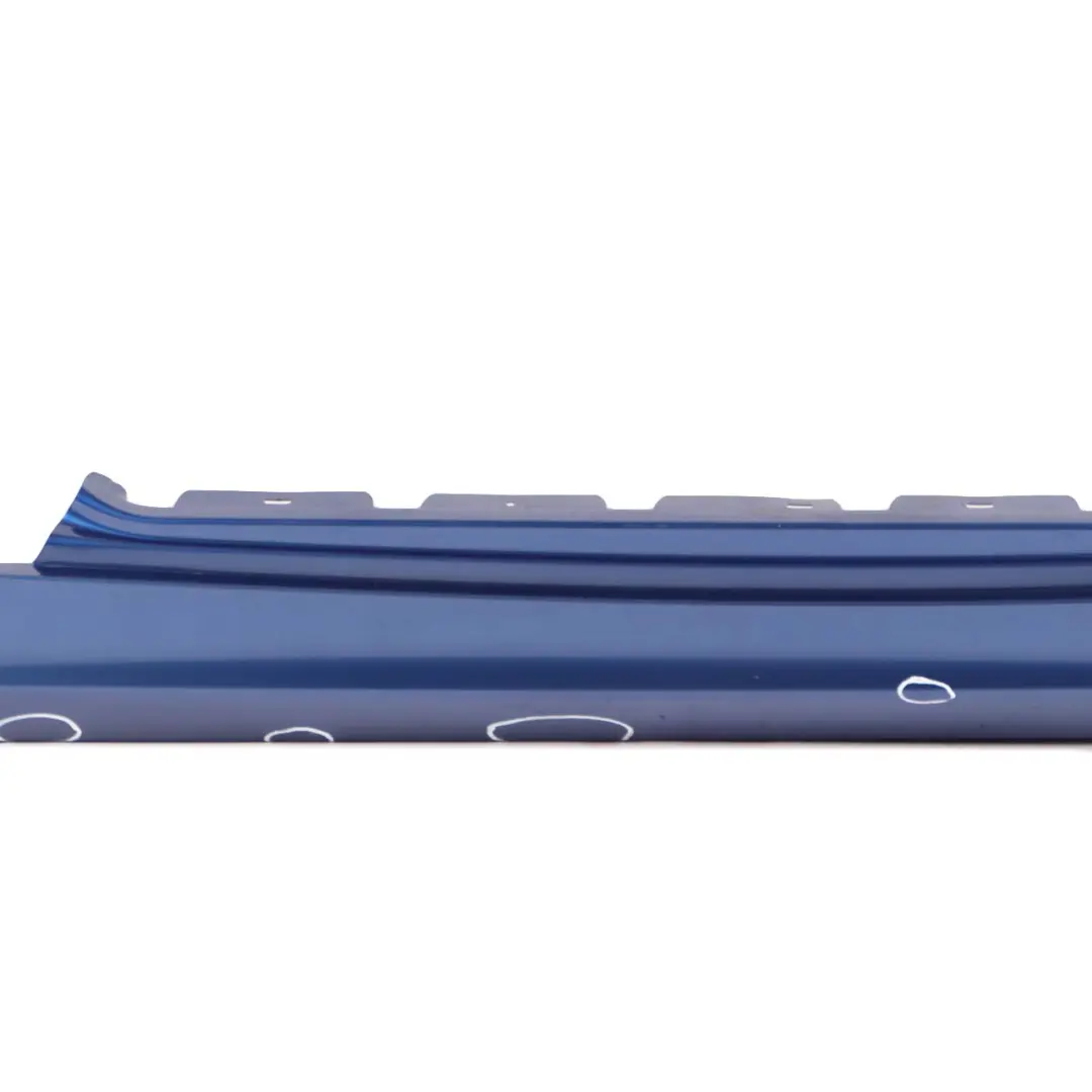 Sill Strip Side Skirt Right O/S Montegoblau Montego Blau - A51 to BMW E81 E82 with Part number 0036142 BMW E81 E82 Sill Strip Side Skirt Right O/S Montegoblau Montego Blau - A51 - SKU 0036142-MTB2 - Part number 0036142