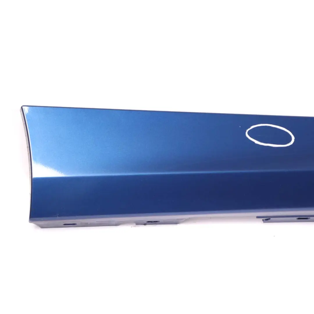 Sill Strip Side Skirt Right O/S Montegoblau Montego Blau - A51 to BMW E81 E82 with Part number 0036142 BMW E81 E82 Sill Strip Side Skirt Right O/S Montegoblau Montego Blau - A51 - SKU 0036142-MTB2 - Part number 0036142