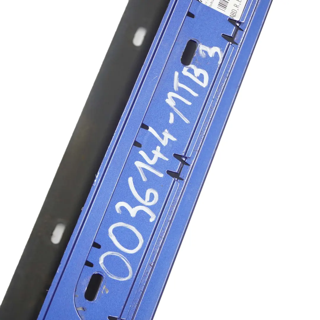 BMW 1 E87 LCI 3 Sill Strip Side Skirt Right O/S Montegoblau Montego Blau - A51 - SKU 0036144-MTB3 - Part number 0036144