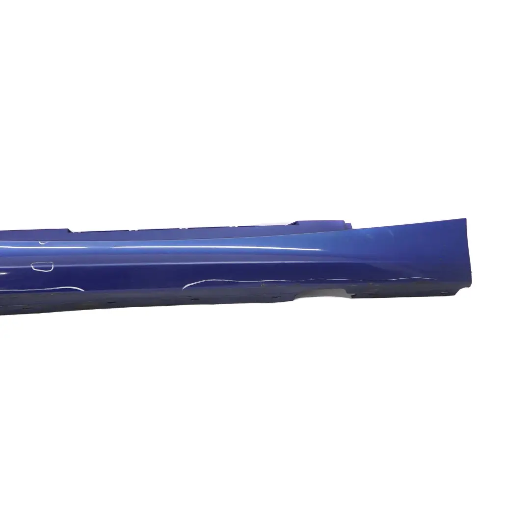 BMW E87 LCI Bas de Porte Couverture Seuil Droite Bleu Montego Bleu - A51 - SKU 0036144-MTB3 - Numéro de pièce 0036144