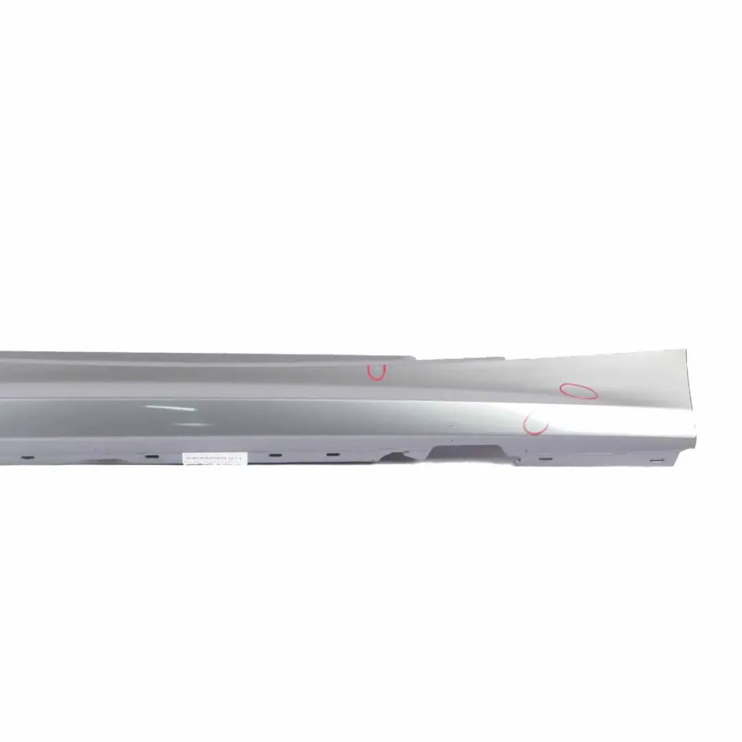 BMW E81 E82 Side Skirt Sill Strip Right O/S Spacegrau Space Grey Metallic - A52 - SKU 0036142-SCG1 - Part number 0036142