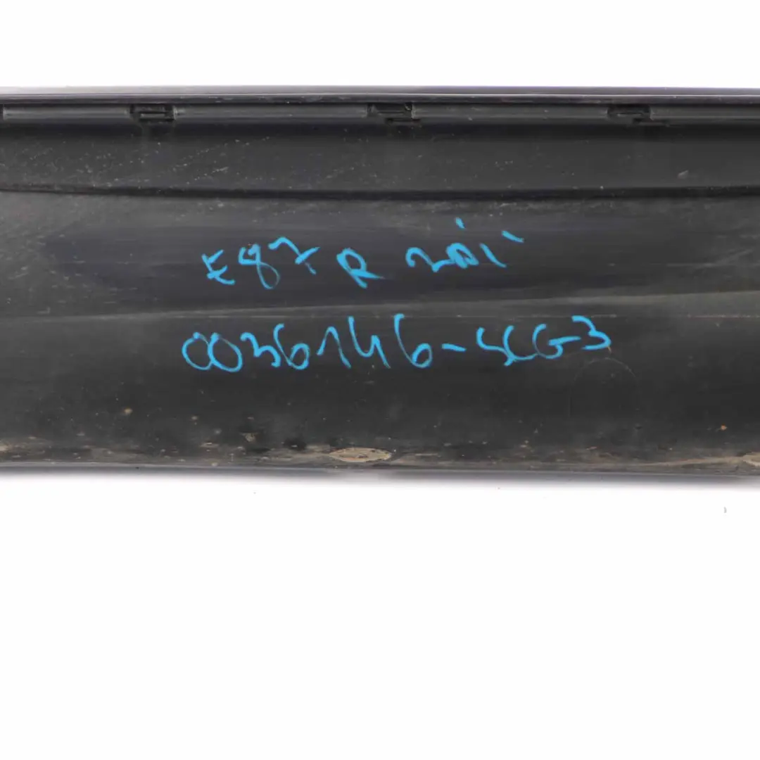  Side Skirt BMW E87 LCI Sill Strip Right O/S Spacegrau Space Grey - A52 - SKU 0036144-SCG4 - Part number 0036144