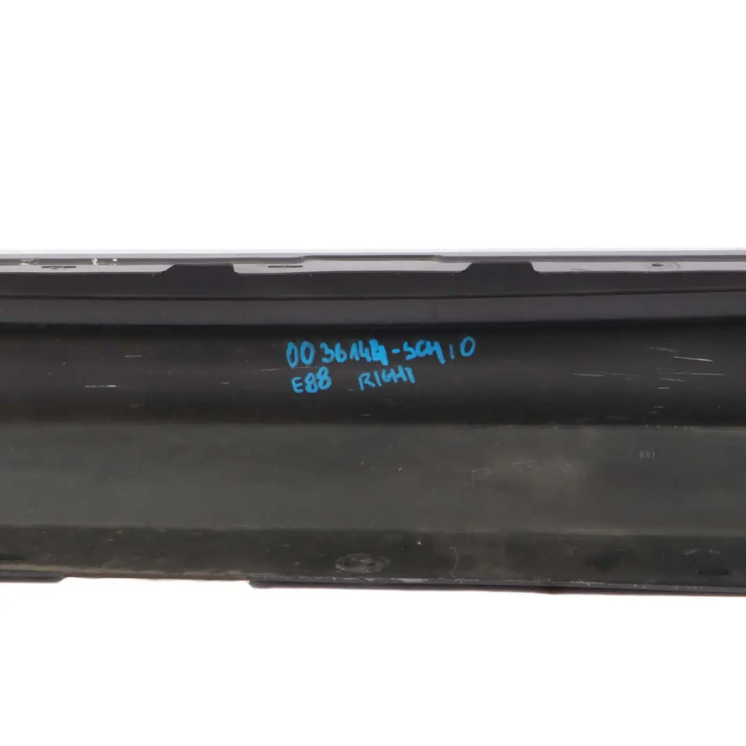 BMW 1 Series E87 LCI E87 N Sill Strip Side Skirt Right O/S Schwarz II Black 2 - SKU 0036144-SCH10 - Part number 0036144