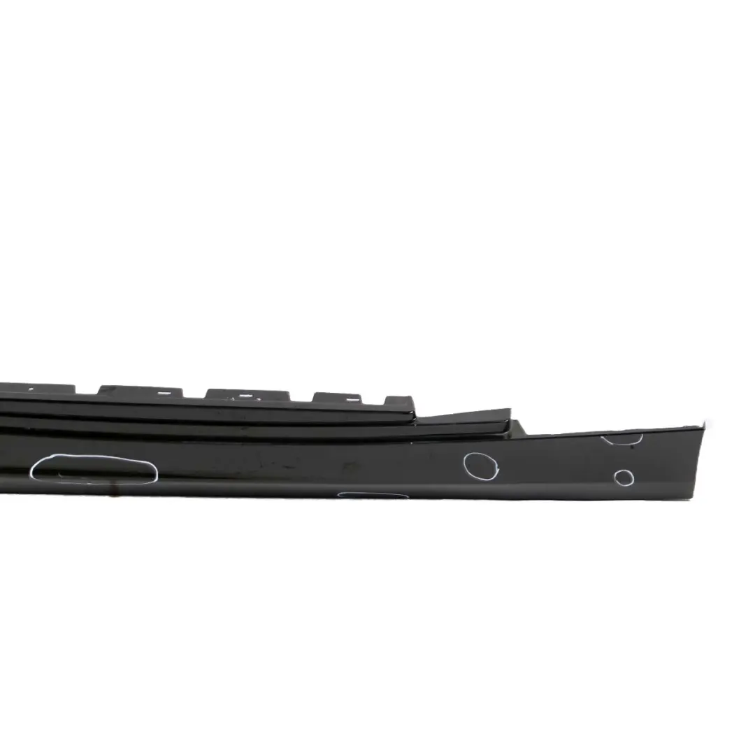 BMW E87 LCI Listello Portiera Apertura Gonna Destro Nero 2 - SKU 0036144-SCH10 - Numero di parte 0036144