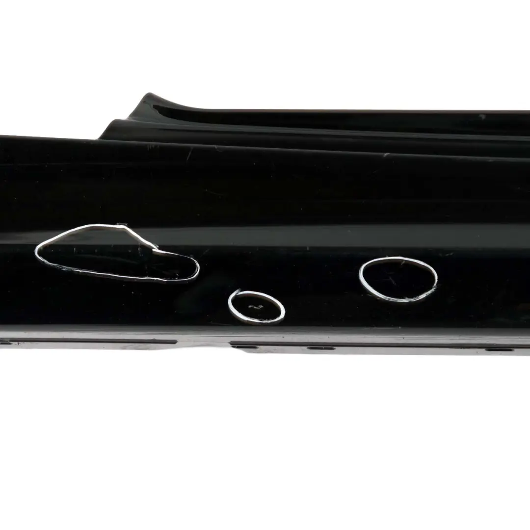 BMW E87 LCI Bas de Porte Couverture Seuil Droite Noir 2 - SKU 0036144-SCH10 - Numéro de pièce 0036144