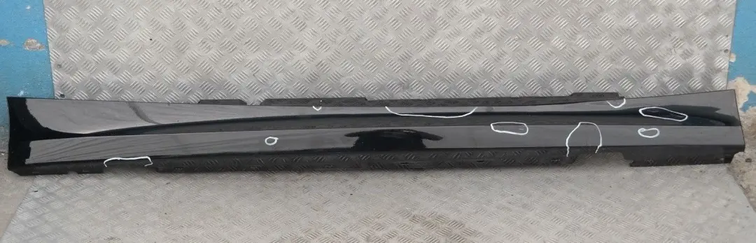 BMW 1 er 14 E87 LCI Schwellerleiste Blende Schweller rechts Schwarz 2 - SKU 0036144-SCH14 - Teilenummer 36144