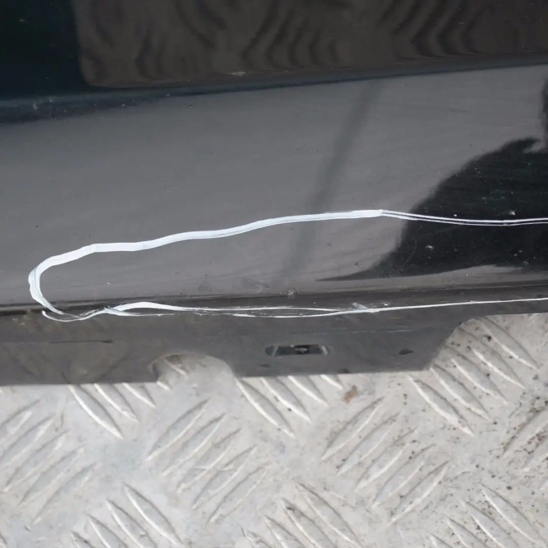 BMW 9 E87 LCI E87N Listón de umbral Faldón lateral derecho Schwarz II Negro 2 - SKU 0036144-SCH9 - Número de pieza 36144