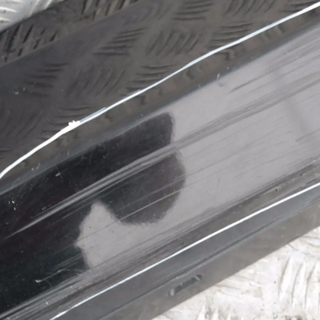 BMW 9 E87 LCI E87N Listón de umbral Faldón lateral derecho Schwarz II Negro 2 - SKU 0036144-SCH9 - Número de pieza 36144