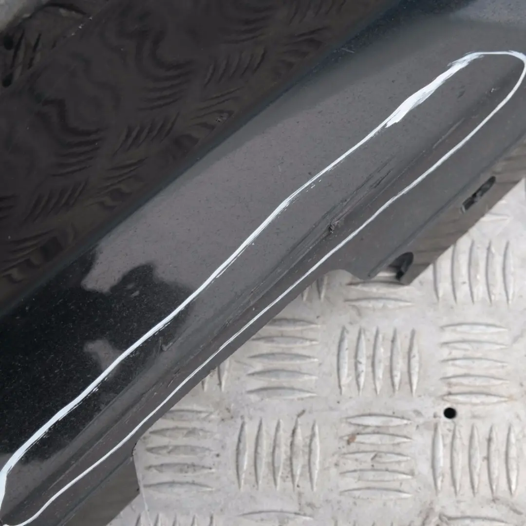 BMW 9 E87 LCI E87N Listón de umbral Faldón lateral derecho Schwarz II Negro 2 - SKU 0036144-SCH9 - Número de pieza 36144