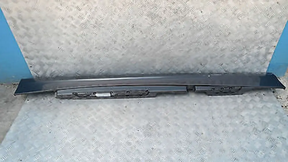 Sill strip side skirt right O/S Sparkling Graphite - A22 to BMW 1 SERIES E87N LCI with Part number 51770036144 BMW 1 SERIES E87N LCI Sill strip side skirt right O/S Sparkling Graphite - A22 - SKU 0036144-SG4 - Part number 51770036144