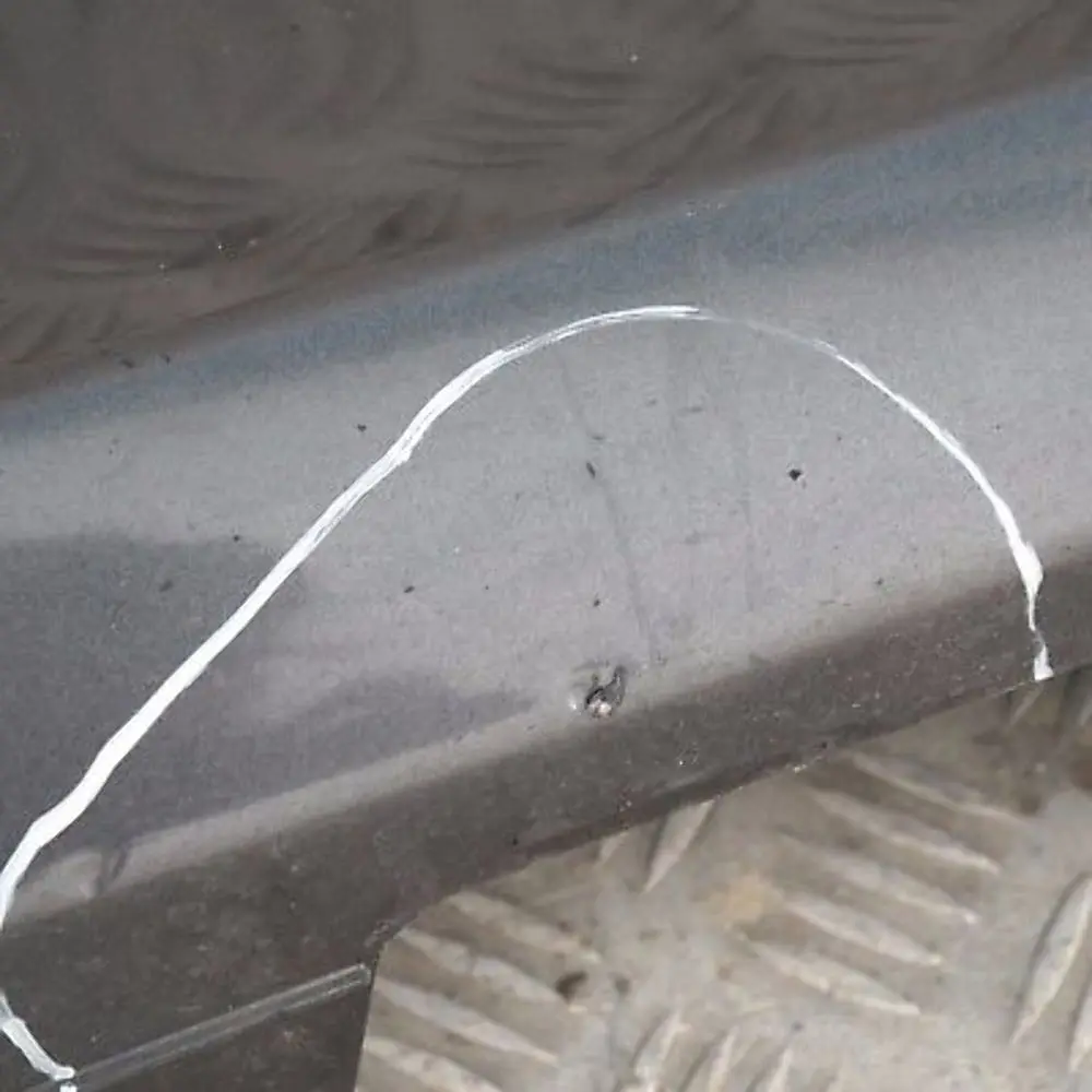 BMW E87 LCI Listello Portiera Apertura Gonna Destra Frizzante Grafite A22 - SKU 0036144-SG7 - Numero di parte 36144