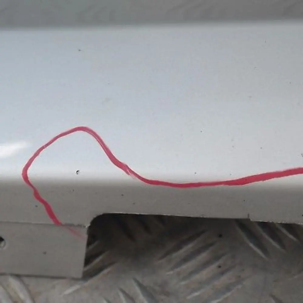  BMW0 E87 LCI Listello Portiera Apertura Gonna Dx Argento-Titanio Sliber - SKU 0036144-TS10 - Numero di parte 51770036144