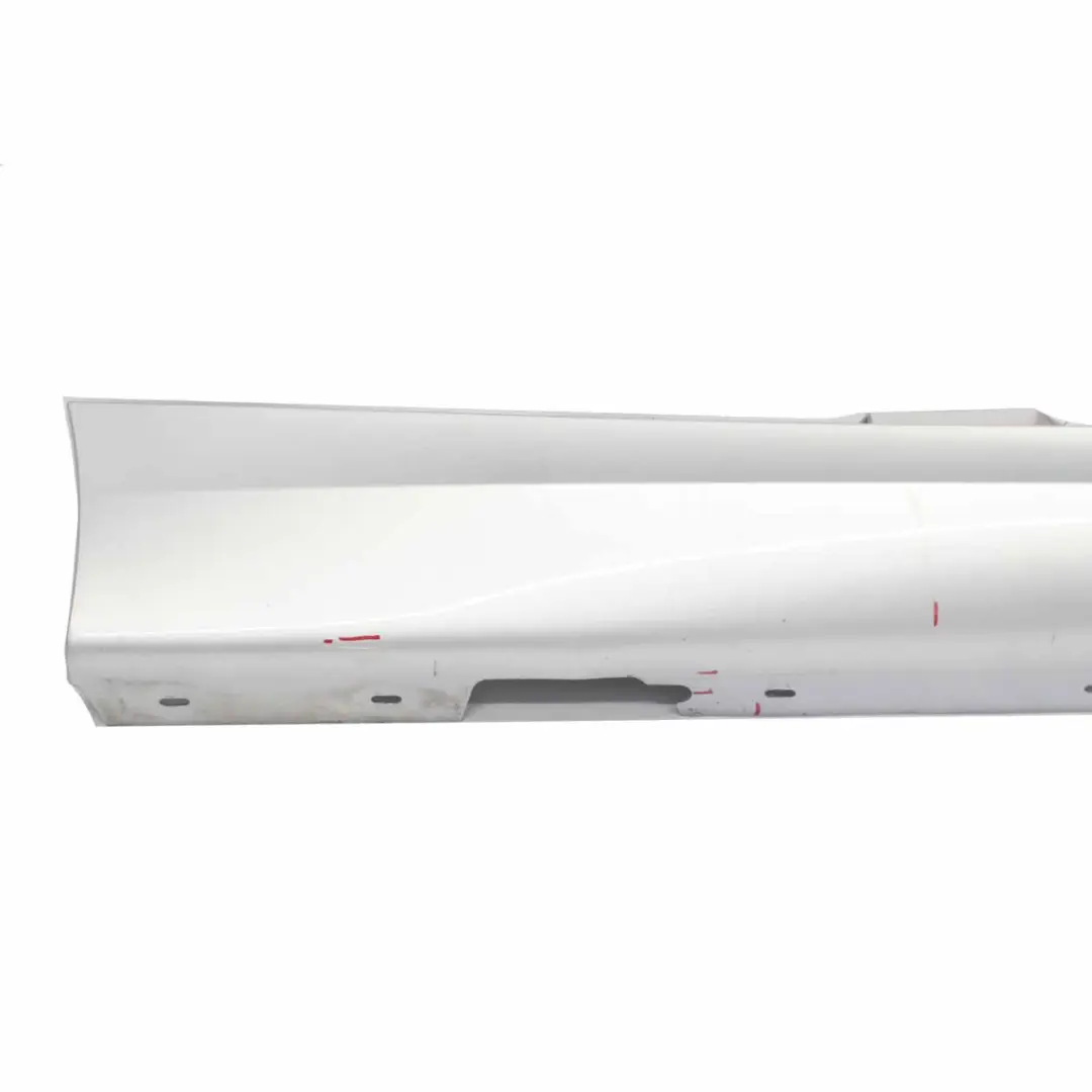 BMW E87 LCI Listello Portiera Apertura Gonna Dx Argento Titanio - 354 - SKU 0036144-TS - Numero di parte 36144