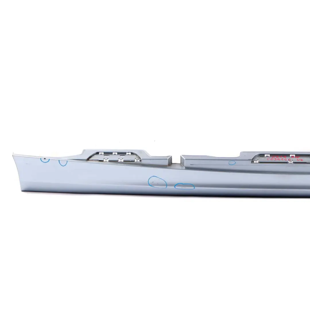 BMW 1 E87 LCI Right O/S Sill Strip Side Skirt Bluewater Blue Blau Water - 896 - SKU 0036144-WB - Part number 0036144