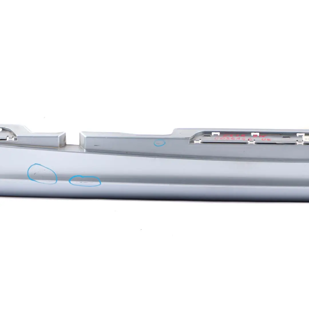 BMW 1 E87 LCI Right O/S Sill Strip Side Skirt Bluewater Blue Blau Water - 896 - SKU 0036144-WB - Part number 0036144